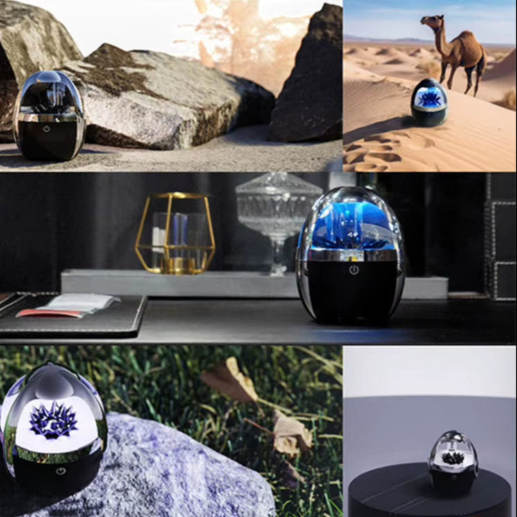 Dancing Ferrofluid Speaker Desktop Subwoofer BT 5.0 Wireless Speaker Music Rhythm 4 Color Adjustable Customizable Lights