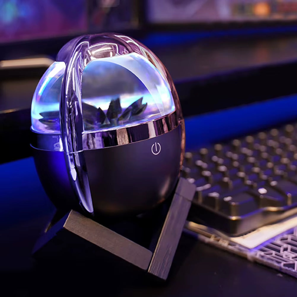 Dancing Ferrofluid Speaker Desktop Subwoofer BT 5.0 Wireless Speaker Music Rhythm 4 Color Adjustable Customizable Lights